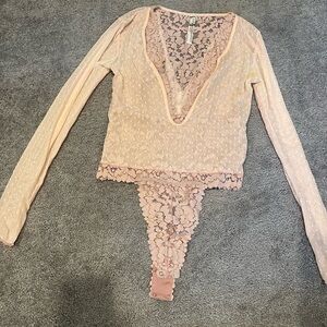 Free People one piece bodysuit